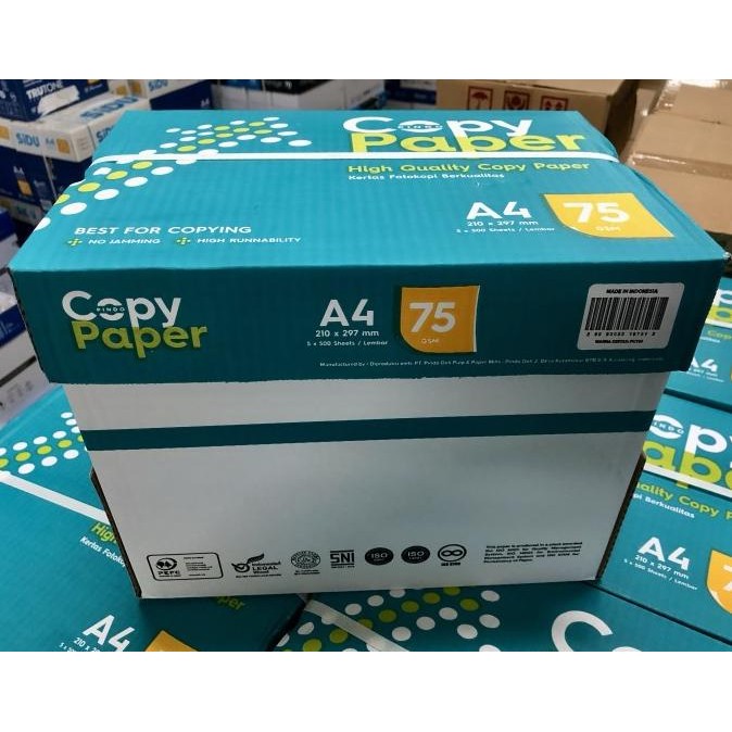 

TERLARIS - Hvs Putih A4 75 gr Copy Paper ( CPB )