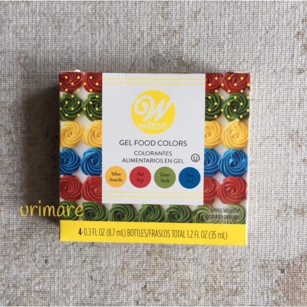 

Wilton Primary Icing Colors - Gel Icing Colors, Pewarna Kue