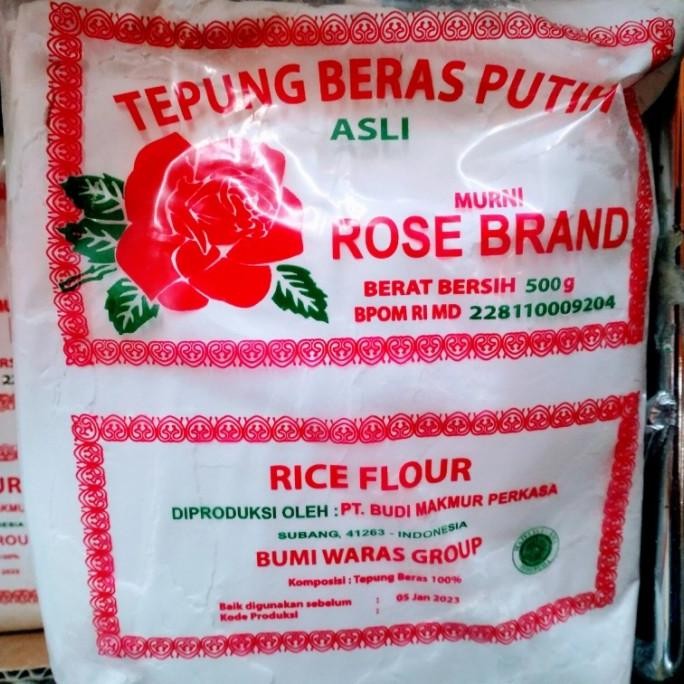 

Terlaris Tepung Beras Rosebrand 500Gr
