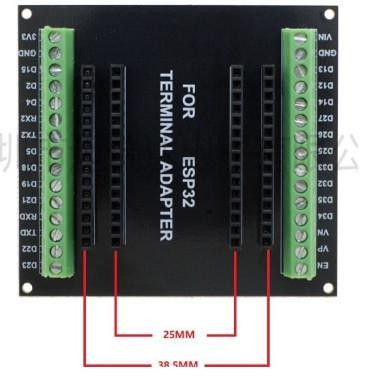 BLACK 30pin Proto screw protoscrew terminal shield esp32 ESP-32 module modul ch340 cp2102 expansion 