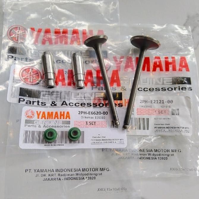 New PAKET BOSH KLEP PAYUNG KLEP SEAL KLEP YAMAHA MIO M3 MIO Z 125/ SOUL GT 125 CC ORISINIL