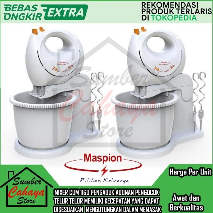 

Terlaris Mixer Com 1160 Pengaduk Adonan Kue Pengocok Telur Telor Praktis Pratic