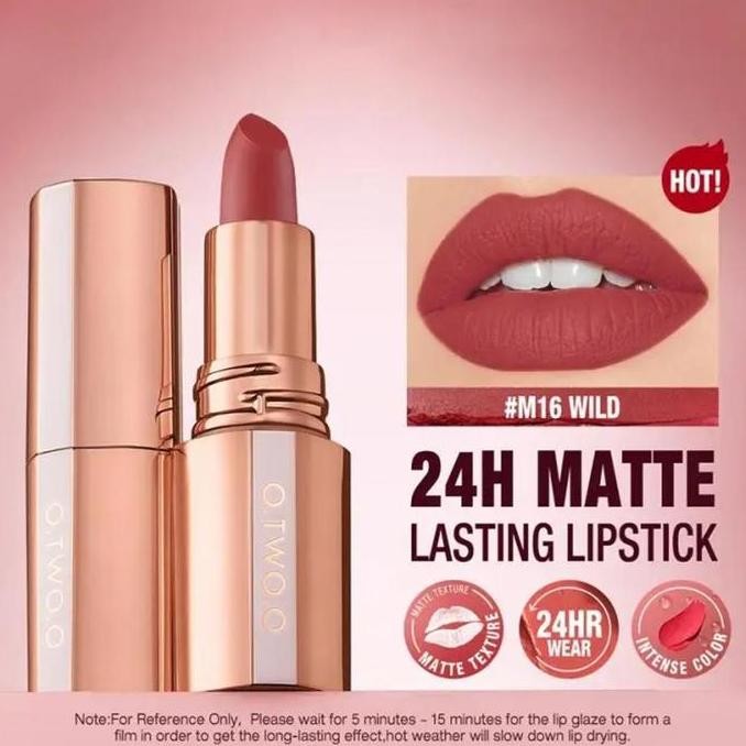 O.Two.O - Lipstik Matte Lipstik Matte Warna Lipstik Riasan Termurah