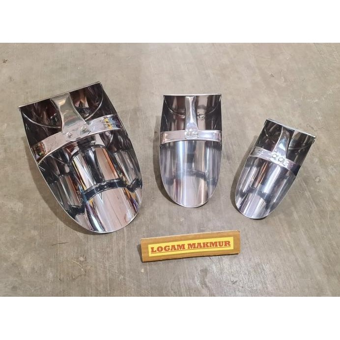 

Terlaris [Flash Sale] Serok Stainless Besar - Sendok Sekop Semen Beras Jagung Kedelai Tepung Kopi Es Kristal