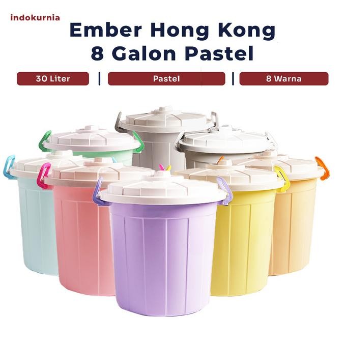 Indokurnia Ember Hongkong 8 Galon Pastel