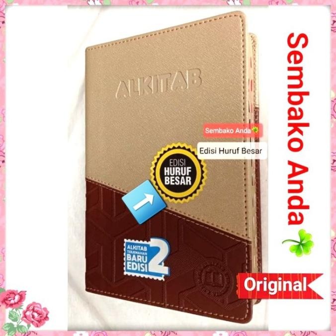 Sale | Alkitab Kristen Edisi Huruf Besar. Manula Lansia Usia Lanjut. Pc