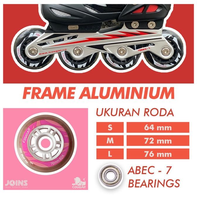 Sale Sepatu Roda Anak Cougar Mzs835L