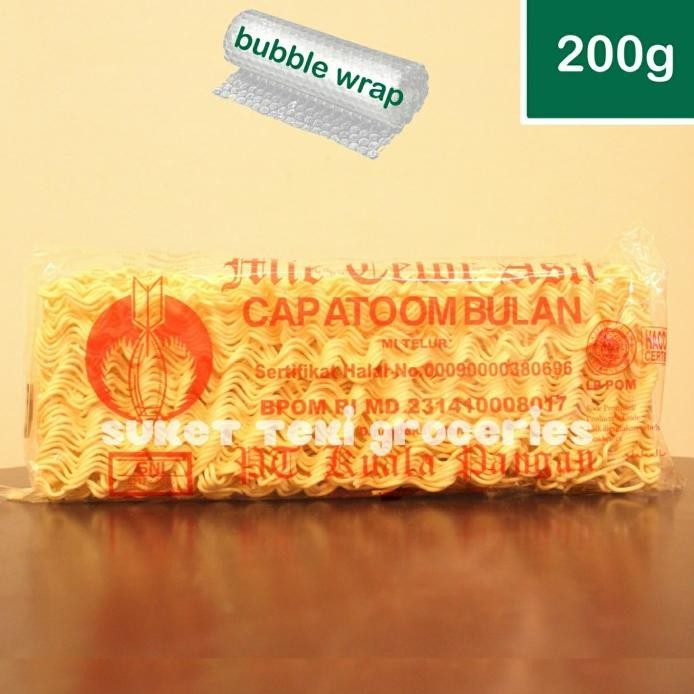 

Terlaris Mie Telor Cap Atom / Atoom Bulan Asli 200Gr Satuan