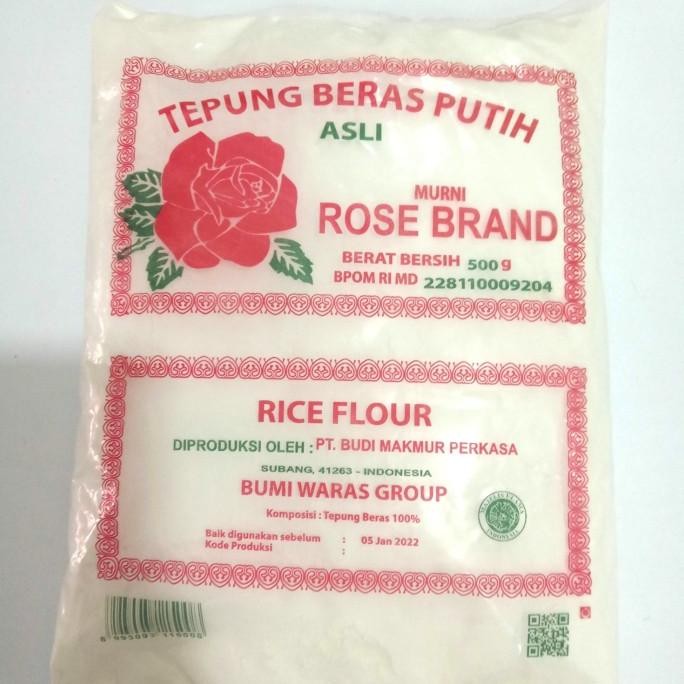 

Terlaris Tepung Beras Rose Brand 500 Gram | Per Bungkus