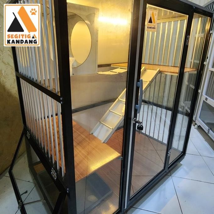 Kandang Kucing Aluminium 1 Pintu Sultan