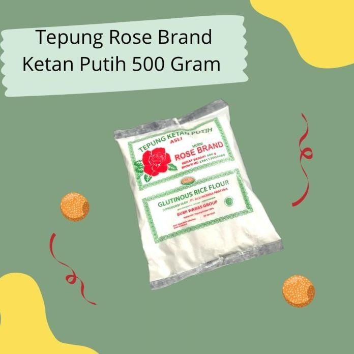 

Terlaris Tepung Beras Ketan Rose Brand 500G