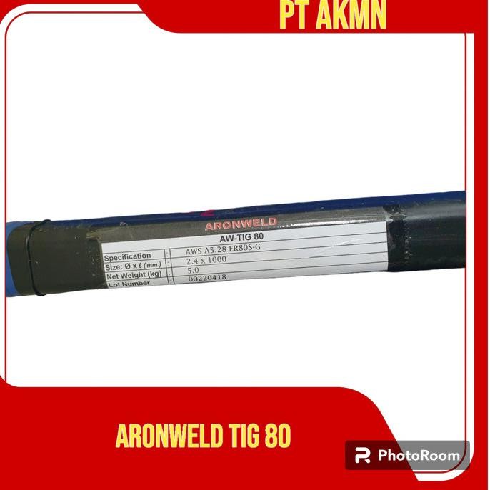 Kawat Las Aronweld Tig 80 | Aws Er80S-G | 2,4Mm New Stok