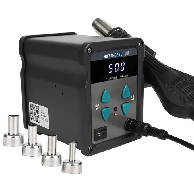 Original Aifen 868D Solder Uap Blower Rework Station Untuk Servis Hp New Stok