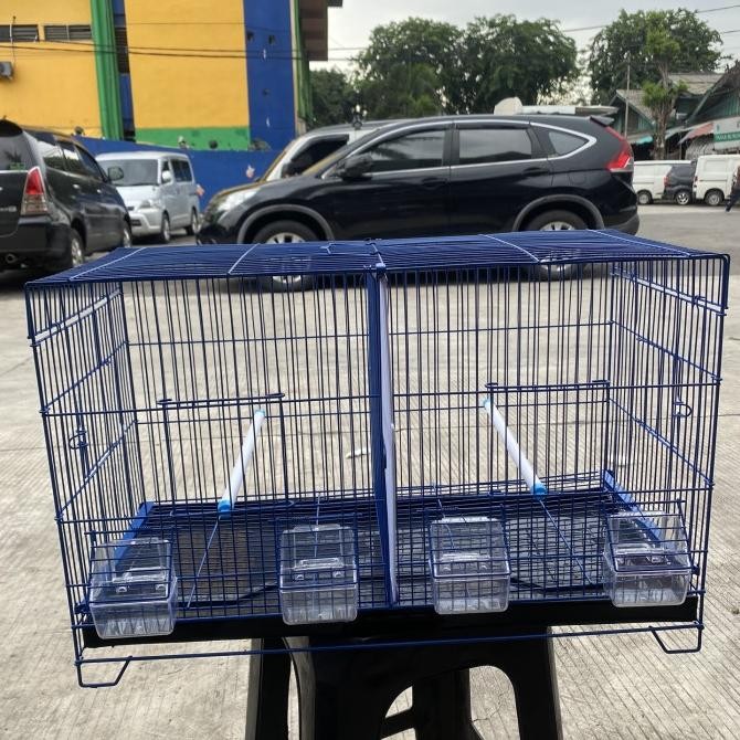 Kandang Besi Kotak Sekat Penutup  60X35X35Cm