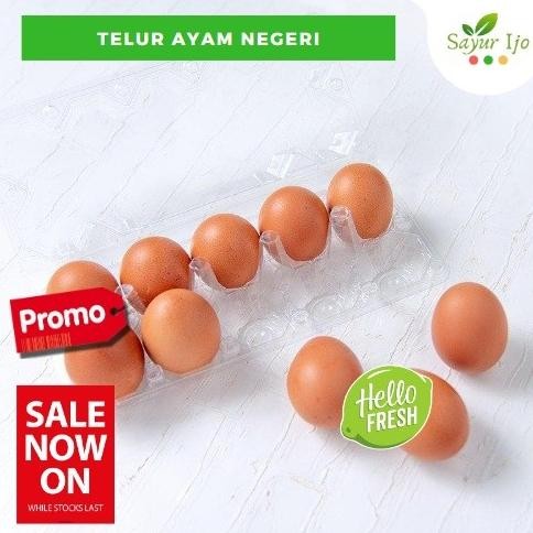 

Terlaris Telor Ayam Grade A Isi 10 Pcs Telur Ayam Fresh Egg - Sayur Ijo Segar