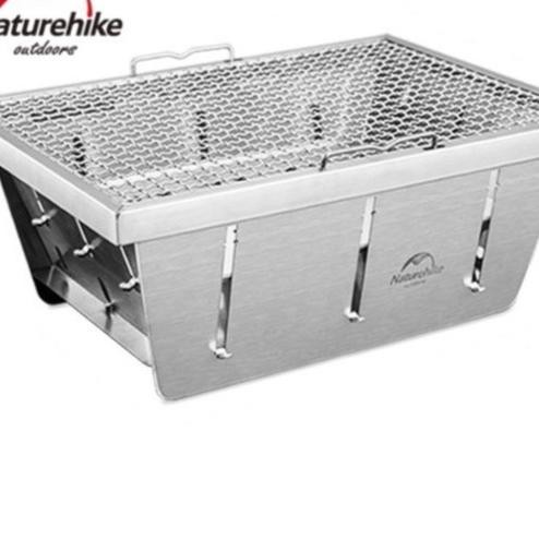Alat Panggang Naturehie Nh20Cj006 Bare Tainle Folding Grill