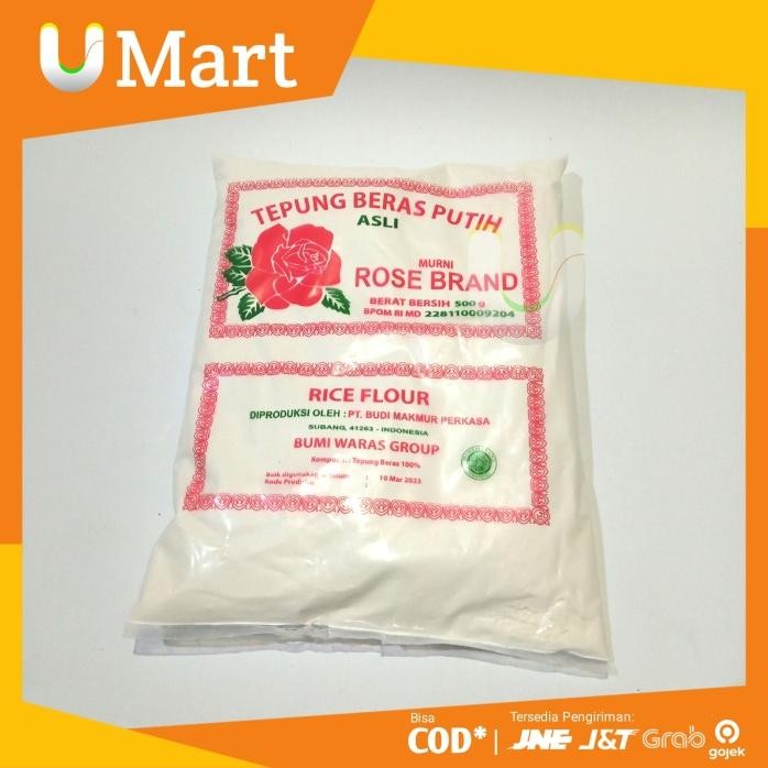 

Terlaris U Mart - Tepung Beras Rose Brand 500 Gr