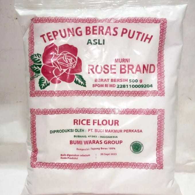 

Terlaris Tepung Beras Rose Brand 500Gr
