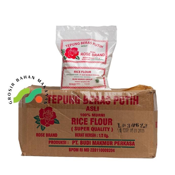 

Terlaris Tepung Beras Rose Brand 500Gr Per Dus