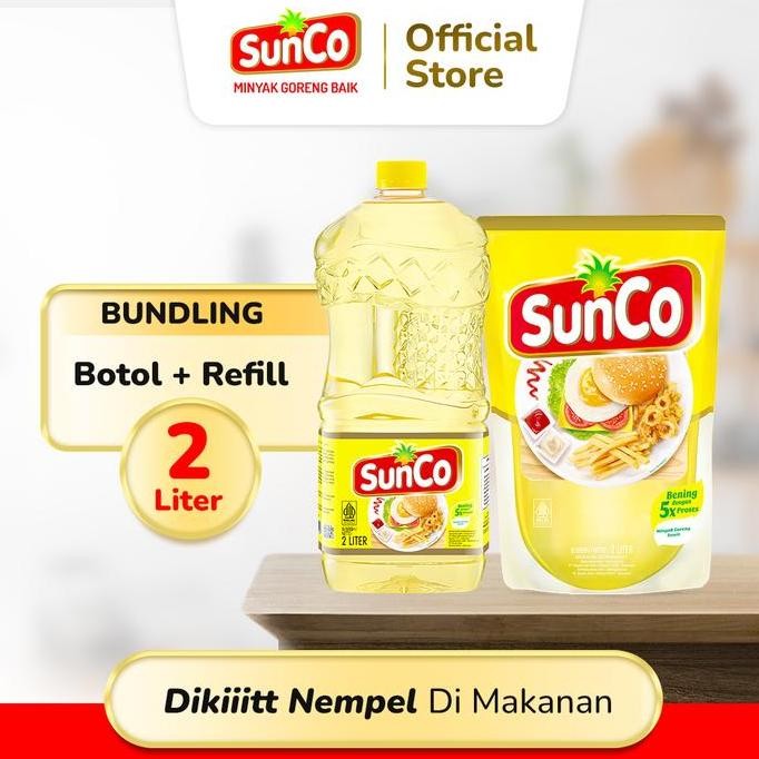 

EXP LAMA [BUNDLING] SUNCO MINYAK GORENG SET 2L (BOTOL 2L + REFILL 2L)