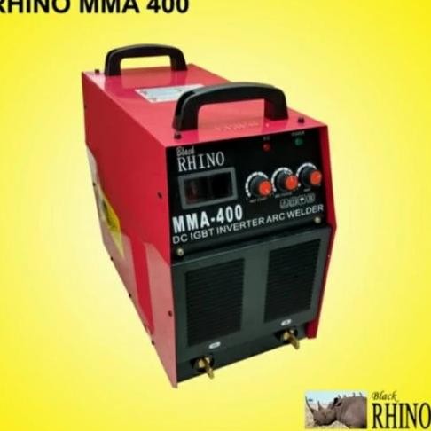 Mesin Las Inverter Mma 400 A Black Rhino 380V-Travolas Mma 400 Rhino New Stok