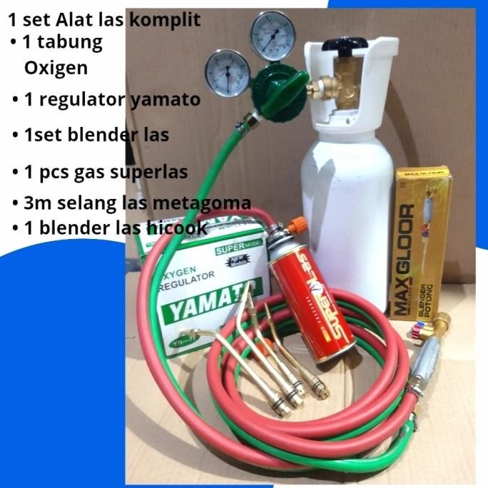 Alat Las Set Oksigen Komplit New Stok