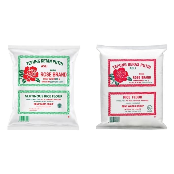 

Terlaris Tepung Rose Brand 500Gr (Tepung Beras/Tepung Ketan)