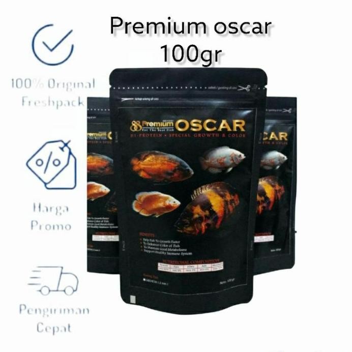 Terlaris Pelet Oscar Oskar Premium 88 Predator Pakan Makanan Pellet Ikan Hias