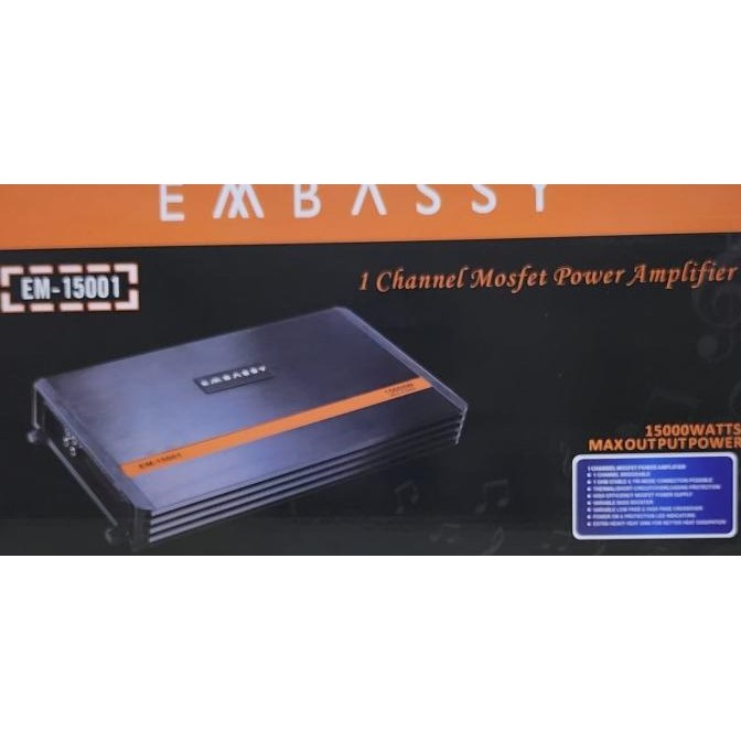 New POWER MONOBLOCK EMBASSY 1500.1D class D