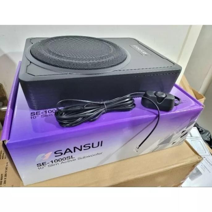 New Subwoofer kolong aktif Sansui 10 inch / Sub Kolong Aktif Sansui