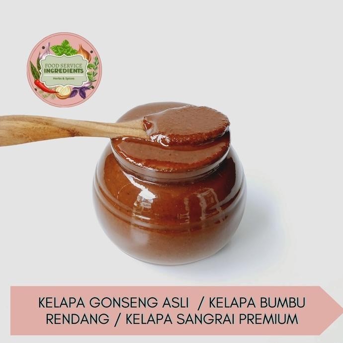 

#####] Kelapa Gongseng Asli 100gr / Kelapa Bumbu Rendang / Kelapa Giling / Kelapa Sangrai Premium