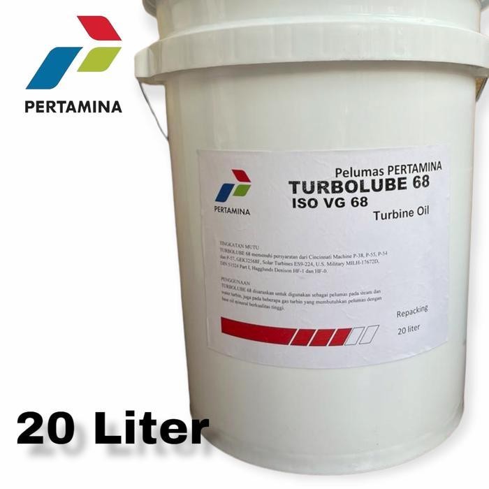 Oli Turbin Pertamina Turbolube 68 Pelumas Turbin Iso Vg 68 Original Dan Terpercaya