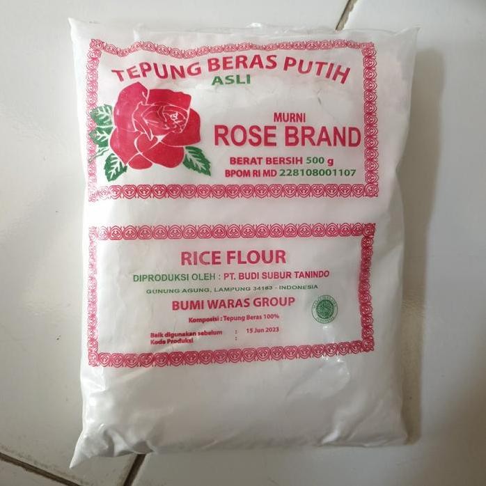 

Terlaris Tepung Beras Rose Brand 500Gr