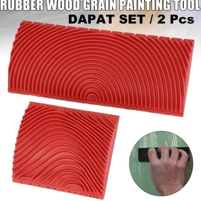 Kuas Karet Motif Kayu Alat Pembuat Motif Kayu kuas Wood Graining Rubber Kuas