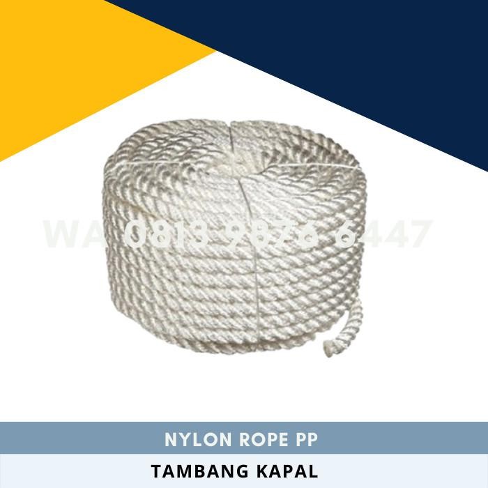 

Tambang Tali Nylon 8Mm X 220M Per Roll Tali Nilon 3 Strand Type Original Dan Terpercaya