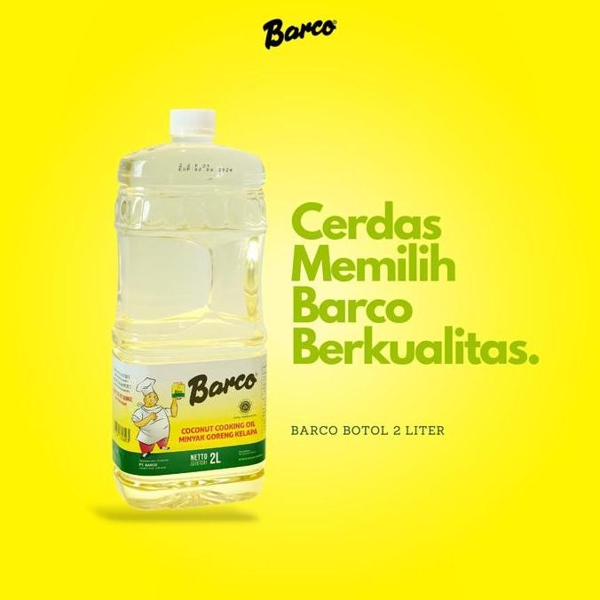 

EXP LAMA BARCO MINYAK GORENG KELAPA BOTTLE 2 LTR