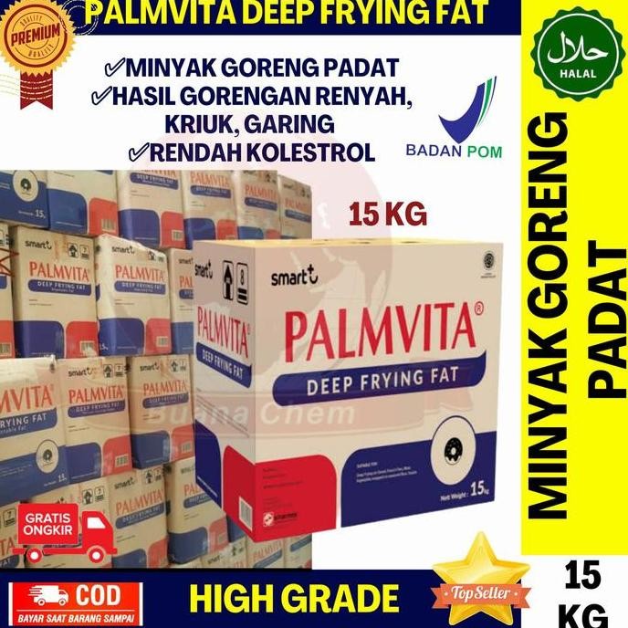 

EXP LAMA MINYAK GORENG PADAT 15 KG DUS PALMVITA/ PALMVITA DEEP FRYING FAT