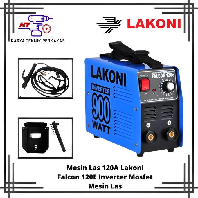 Mesin Las 120A Lakoni Falcon 120E Inverter Mosfet Mesin Las New Stok