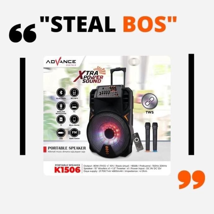 Asli speaker aktif advance K 1506/ speaker meating advance K1506