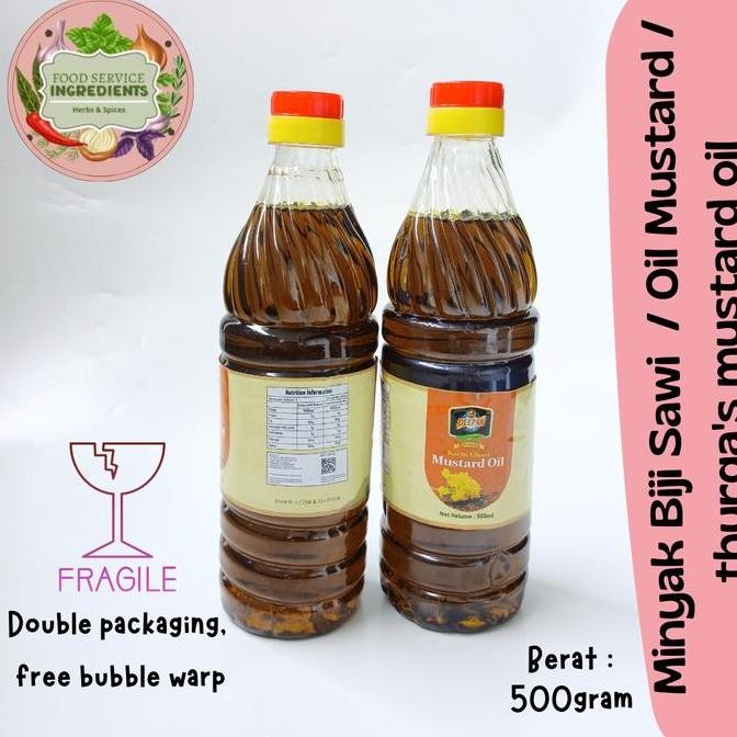 

*#*#*#] Minyak biji sawi 500ml / oil mustard / thurga's mustard oil