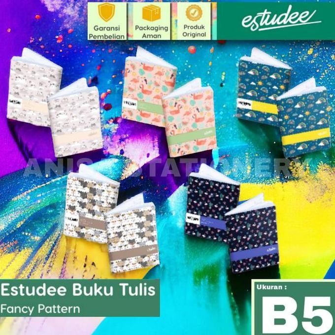 

SALE! BUKU TULIS BOXY ESTUDEE B5 FANCY PATTERN ISI 10