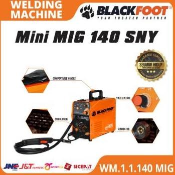 Blackfoot - Mesin Trafo Las Type Mini Mig 140 Sny (Mma & Mig) - 220V / 50Hz / 60Hz Kawat Las (Electr