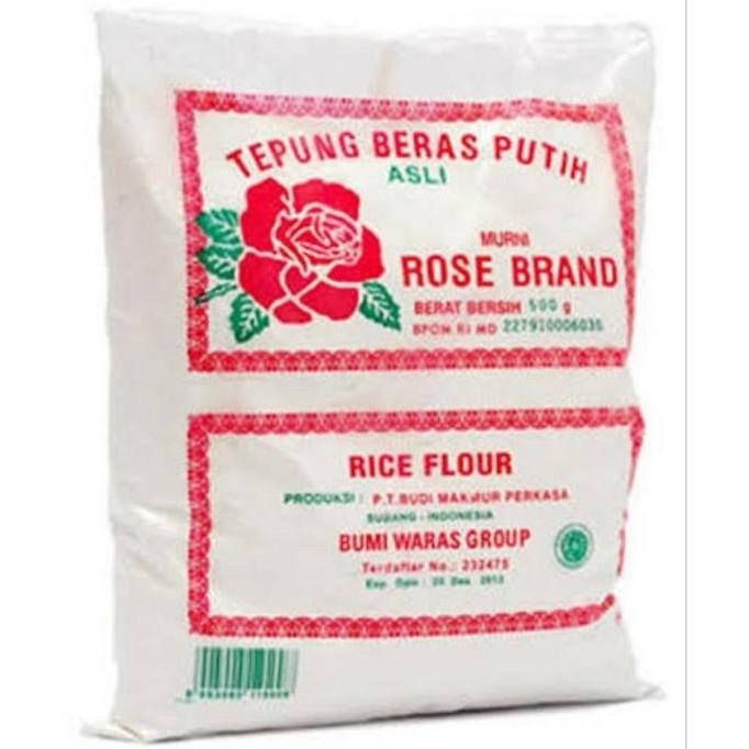 

Terlaris Tepung Beras Putih Rose Brand 500 Gram