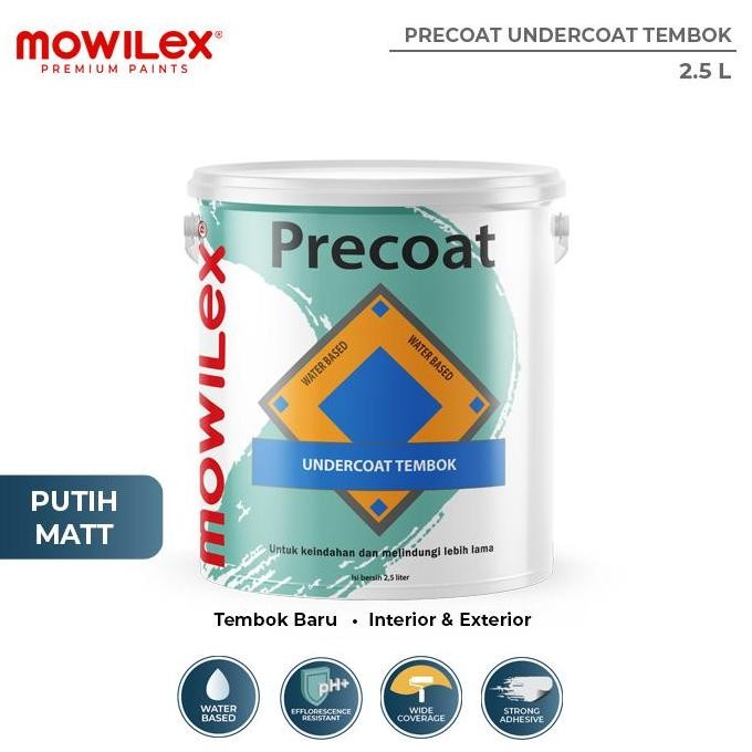 Mowilex Precoat Undercoat UCT Cat Dasar Tembok - 2.5 Ltr