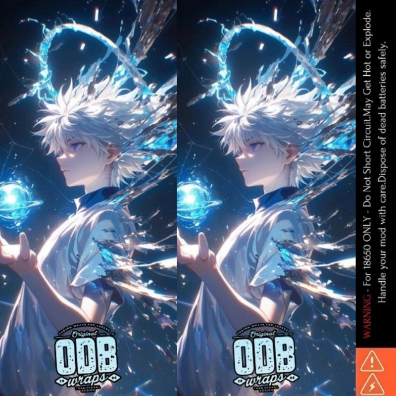 

Get2pcs Jaka Stiker Wrap Baterai 18650 Anime V3 Untuk Melindungxi Dan Mempercantik Battery Odb 31 Garskin Casing Motif Bisa Custom Bayar Ditempat