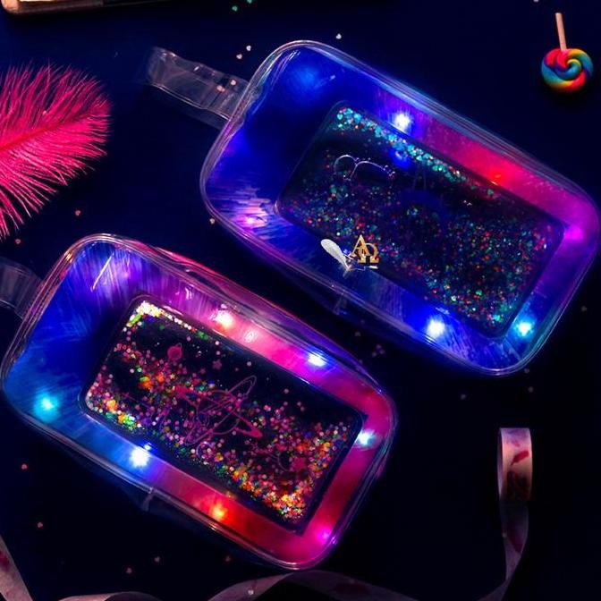 

ASB Tempat Pensil Unik / Pencil Case Edisi Motif Galaxy (Ada Lampu)