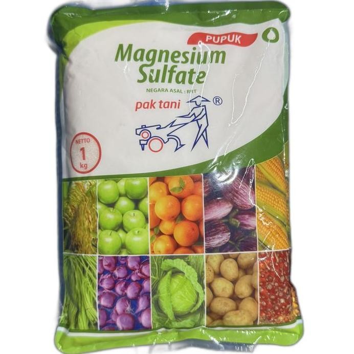 

Terlaris Pupuk Magnesium Sulfate Pak Tani 1 Kg/Pupuk Kristal Magnesium Sulfat/Sulfur 1Kg Tanaman Padi Dll