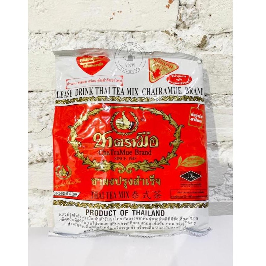 

ready stock ThaiTea Chatramue Thaitea mix asal Thailand 400gr
