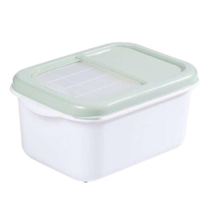 

Terlaris Oem One-C719 Tempat Beras Kotak Penyimpanan Makanan Rice Box Storage Bisa Didorong Dengan Roda / Wadah Serbaguna Box Beras Tepung Free Cangkir *