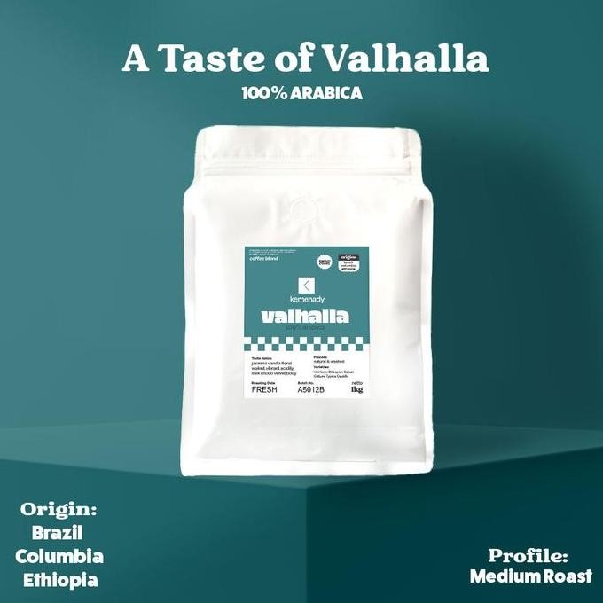 

ready stock Kopi Blend Specialty Full Arabica Valhalla Blend 1kg